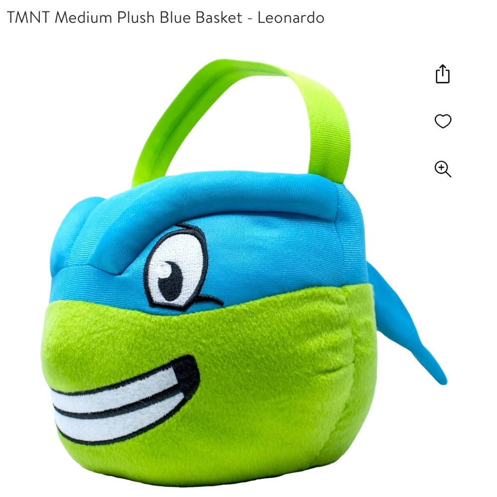 Ninja Turtle Basket- Used once